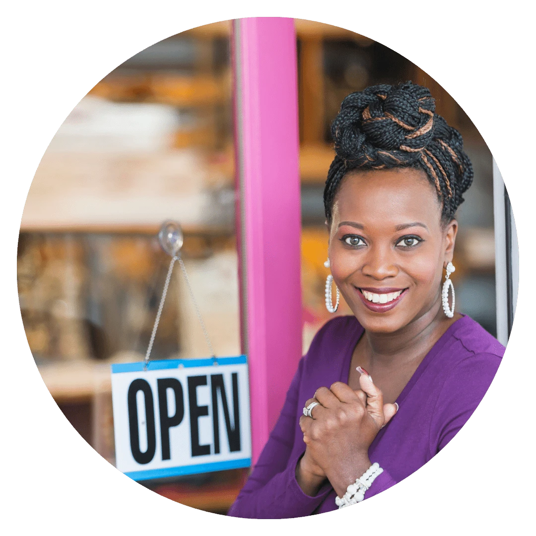 A BIPOC therapist at her private practice business. This represents the outcome of what to expect from Twin Ocean when a BIPOC therapist engages with our therapist for mentorship on navigating career.